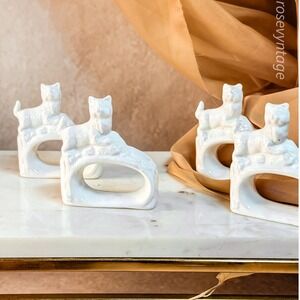 Porcelain Kitten Themed Napkin‎ Holders